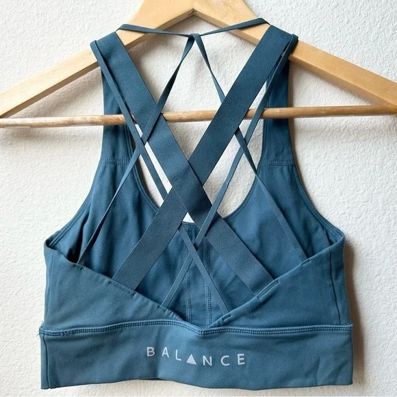 Balance Athletica Oasis Aura Bra in teal Blue Dive size S - Picture 11 of 15